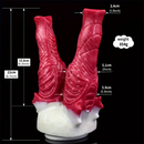 8.7in Silicone Flexible Monster Double Sided Fantasy Dildo For Couples