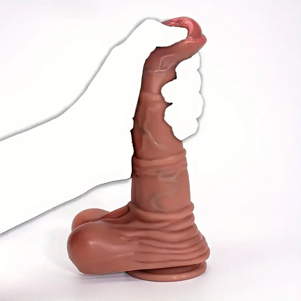 8.7in Silicone Soft Animal Big Horse Heating Thrusting Vibrating Dildo