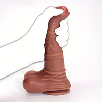 8.7in Silicone Soft Animal Big Horse Heating Thrusting Vibrating Dildo