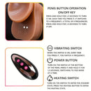 8.7in Silicone Soft Animal Big Horse Heating Thrusting Vibrating Dildo