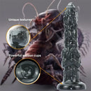 8.7in Snake Black Animal PVC Big Dildo Suitable For Women Couples