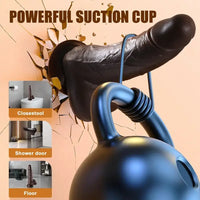8.7in Soft Big Silicone Thrusting Rotating Heating Remote Dildo