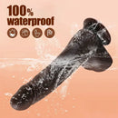 8.7in Soft Big Silicone Thrusting Rotating Heating Remote Dildo