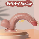 8.7in Soft Real Silicone Big Dildo For G Spot Women Pleasure Sex Toy