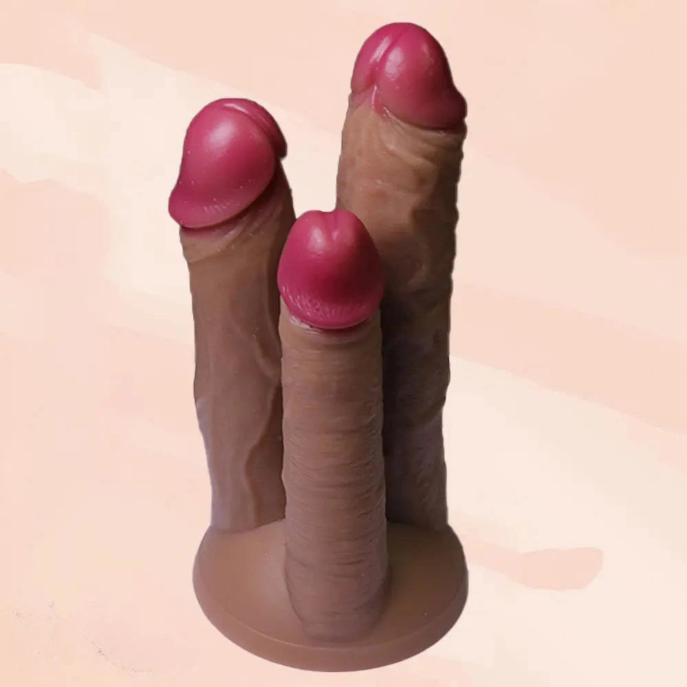 8.7in Triple Ended Realistic Dildo For Women Couple Homosexual Love Toy