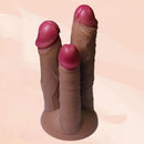 8.7in Triple Ended Realistic Dildo For Women Couple Homosexual Love Toy