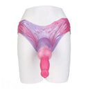 8.81in Knot Dog Silicone Monster Strap on Dildo For Couples Sex Using