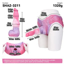 8.81in Knot Dog Silicone Monster Strap on Dildo For Couples Sex Using