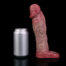 8.82in Blue Veins Hollow Dildo Cock Sleeve With Cock Ring For Vagina Sex