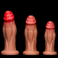 8.85in 10.23in 11.41in Extra Large Liquid Silicone Soft Lifelike Female Dildo