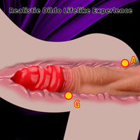 8.85in 10.23in 11.41in Extra Large Liquid Silicone Soft Lifelike Female Dildo