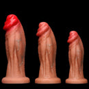 8.85in 10.23in 11.41in Extra Large Liquid Silicone Soft Lifelike Female Dildo