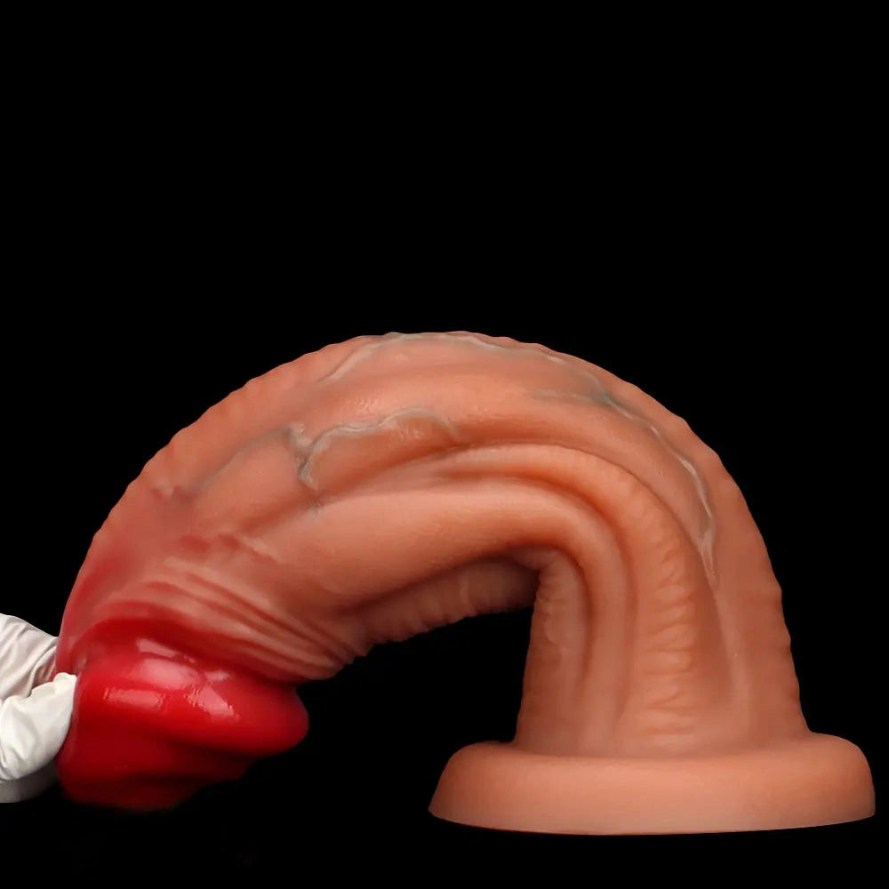 8.85in 10.23in 11.41in Extra Large Liquid Silicone Soft Lifelike Female Dildo