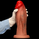8.85in 10.23in 11.41in Extra Large Liquid Silicone Soft Lifelike Female Dildo