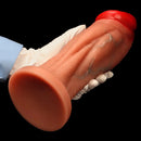 8.85in 10.23in 11.41in Extra Large Liquid Silicone Soft Lifelike Female Dildo