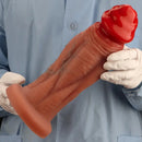 8.85in 10.23in 11.41in Extra Large Liquid Silicone Soft Lifelike Female Dildo