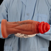 8.85in 10.23in 11.41in Extra Large Liquid Silicone Soft Lifelike Female Dildo