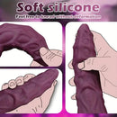 8.85in 10.62in Ultra Soft Silicone Thick Anal Monster Dildo With Curved Shaft