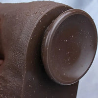 8.85in 10in 10.8in 11.8in Realistic Skin Double Layer Large Silicone Dildo
