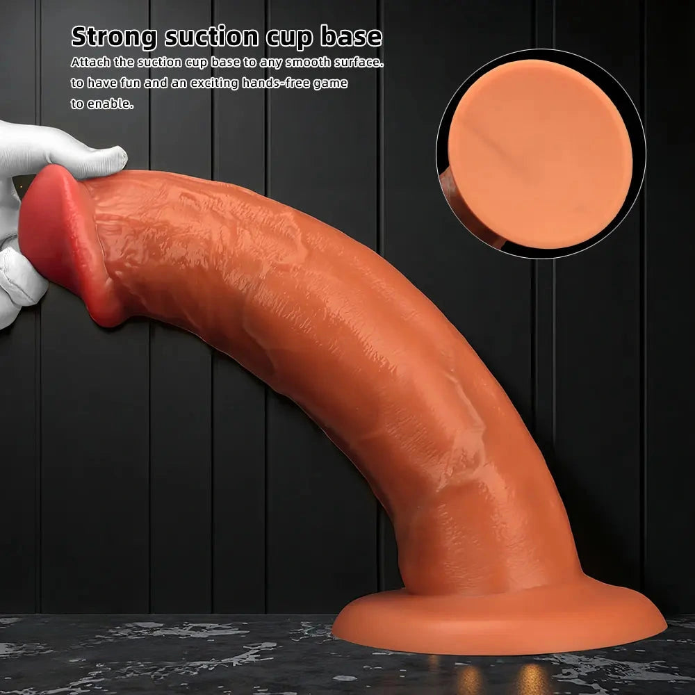 8.85in 11.02in 12.59in Eggless Extra Large Silicone Soft Big Dildo For Sex