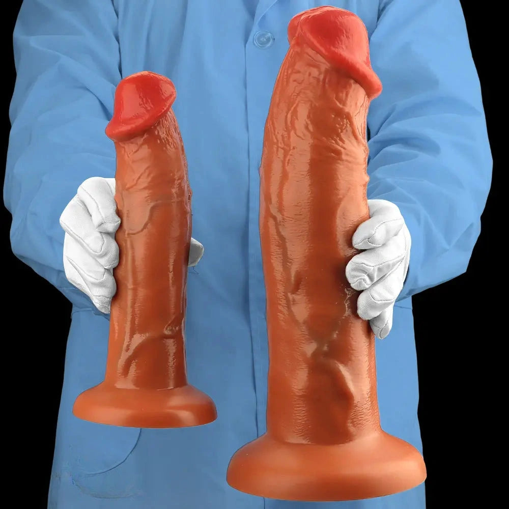 8.85in 11.02in 12.59in Eggless Extra Large Silicone Soft Big Dildo For Sex