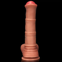 8.85in 4in1 Heating Thrusting Vibrating Rotation Remote Horse Cock Dildo