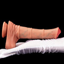 8.85in 4in1 Heating Thrusting Vibrating Rotation Remote Horse Cock Dildo