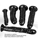 8.85in 9.05in 10.23in 10.63in 13.78in Huge Black Lifelike Dildo