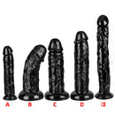 8.85in 9.05in 10.23in 10.63in 13.78in Huge Black Lifelike Dildo