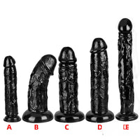 8.85in 9.05in 10.23in 10.63in 13.78in Huge Black Lifelike Dildo