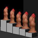 8.85in 9.64in 10.23in 11.41in 12.59in Odd-shaped Large Silicone Penis Dildo
