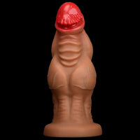 8.85in 9.64in 10.23in 11.41in 12.59in Odd-shaped Large Silicone Penis Dildo