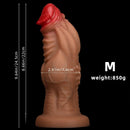 8.85in 9.64in 10.23in 11.41in 12.59in Odd-shaped Large Silicone Penis Dildo