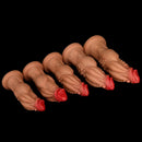 8.85in 9.64in 10.23in 11.41in 12.59in Odd-shaped Large Silicone Penis Dildo