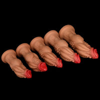 8.85in 9.64in 10.23in 11.41in 12.59in Odd-shaped Large Silicone Penis Dildo