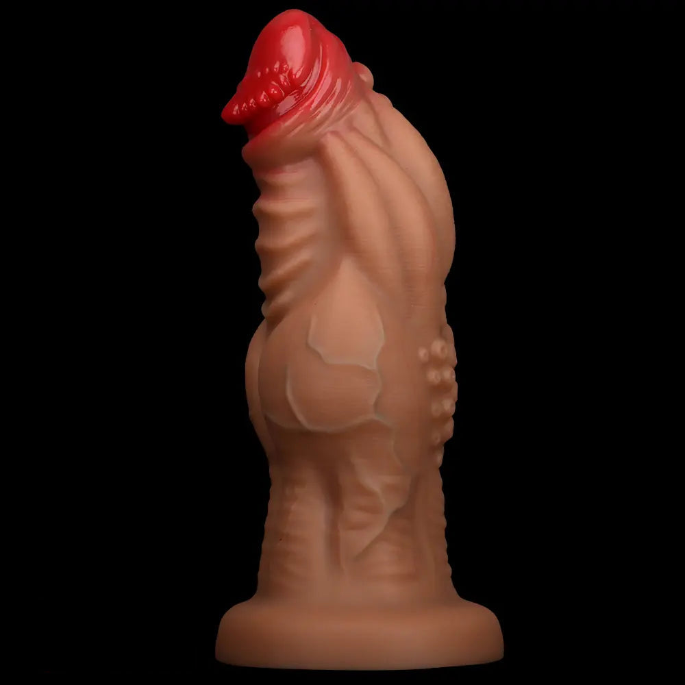 8.85in 9.64in 10.23in 11.41in 12.59in Odd-shaped Large Silicone Penis Dildo