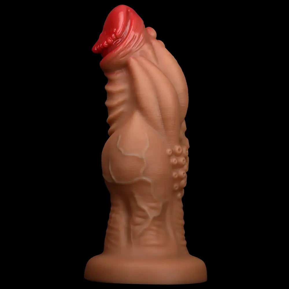 8.85in 9.64in 10.23in 11.41in 12.59in Odd-shaped Large Silicone Penis Dildo