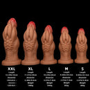 8.85in 9.64in 10.23in 11.41in 12.59in Odd-shaped Large Silicone Penis Dildo
