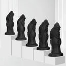 8.85in 9.64in 10.23in 11.41in 12.59in Odd-shaped Large Silicone Penis Dildo