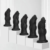 8.85in 9.64in 10.23in 11.41in 12.59in Odd-shaped Large Silicone Penis Dildo