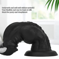 8.85in 9.64in 10.23in 11.41in 12.59in Odd-shaped Large Silicone Penis Dildo