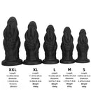 8.85in 9.64in 10.23in 11.41in 12.59in Odd-shaped Large Silicone Penis Dildo