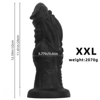 8.85in 9.64in 10.23in 11.41in 12.59in Odd-shaped Large Silicone Penis Dildo