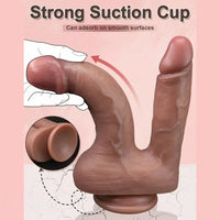 8.85in 9.84in Dual-Headed Soft Double-Layered Silicone Vaginal Anal Toy