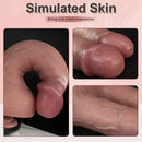 8.85in 9.84in Dual-Headed Soft Double-Layered Silicone Vaginal Anal Toy