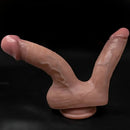 8.85in 9.84in Dual-Headed Soft Double-Layered Silicone Vaginal Anal Toy