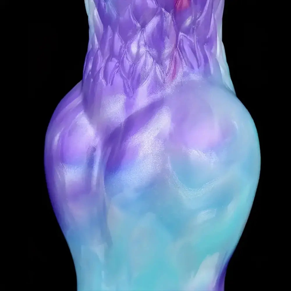 8.85in Dog Animal Knot Fantasy Dildo Silicone Soft Big Sex Toy For Women