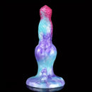 8.85in Dog Animal Knot Fantasy Dildo Silicone Soft Big Sex Toy For Women