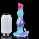 8.85in Dog Animal Knot Fantasy Dildo Silicone Soft Big Sex Toy For Women