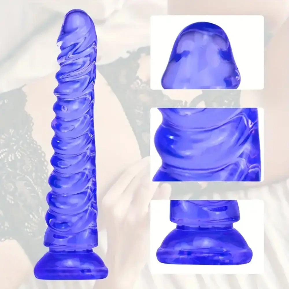 8.85in Dragon Scale Simulation Dildo G Spot Anal Plug Female Sex Toy